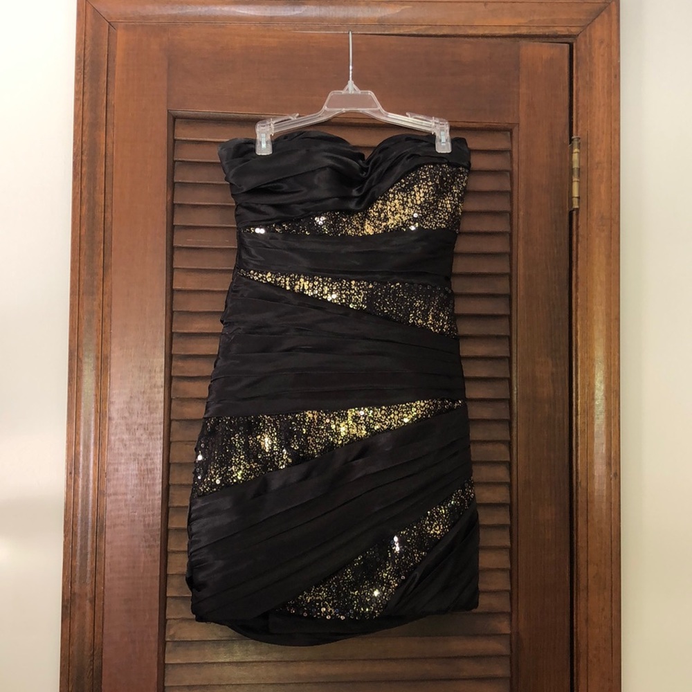 Black/Gold Dress